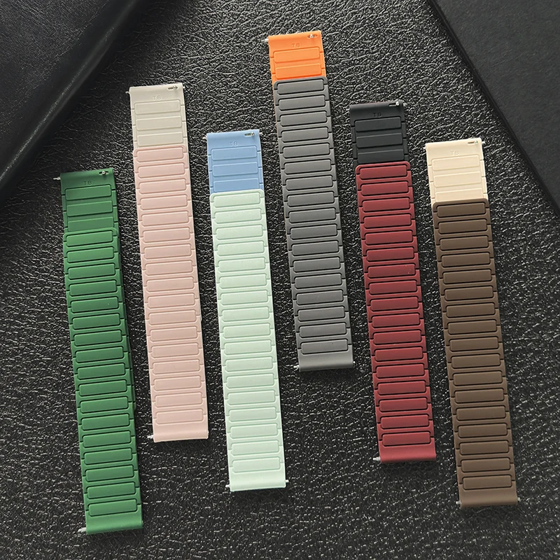 Magnetic Silicone Sports Watch Strap - Universal Fit and Stylish Design