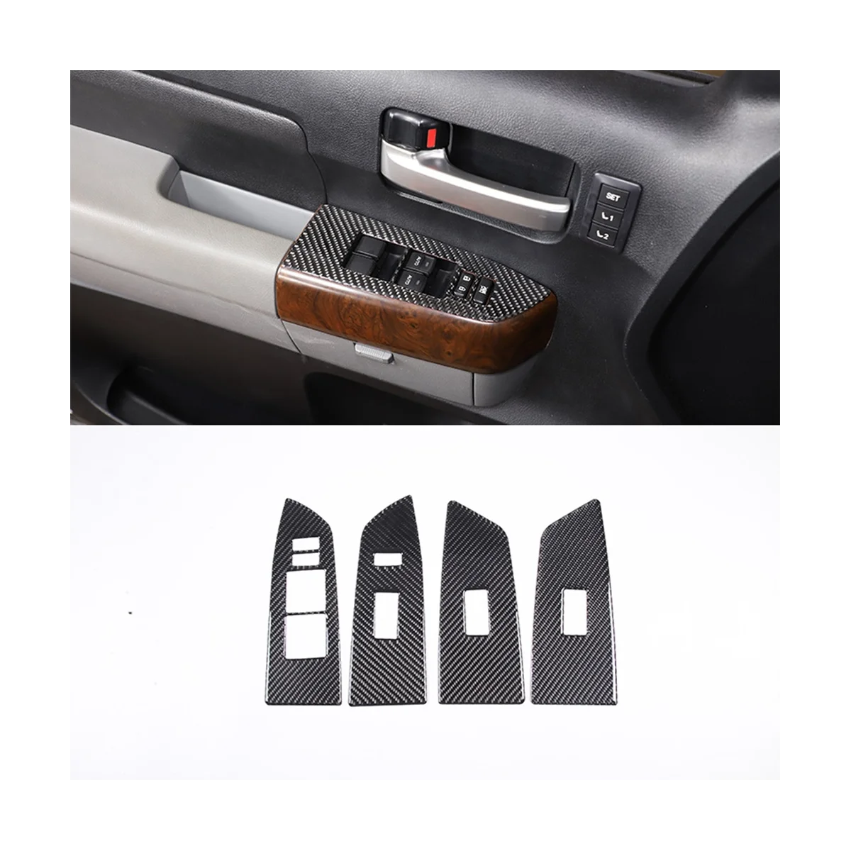 Toyota Tundra/Sequoia 2007-2013 LHD ڵ  Ʈ   Ŀ Ʈ ƼĿ, ε巯 ź 