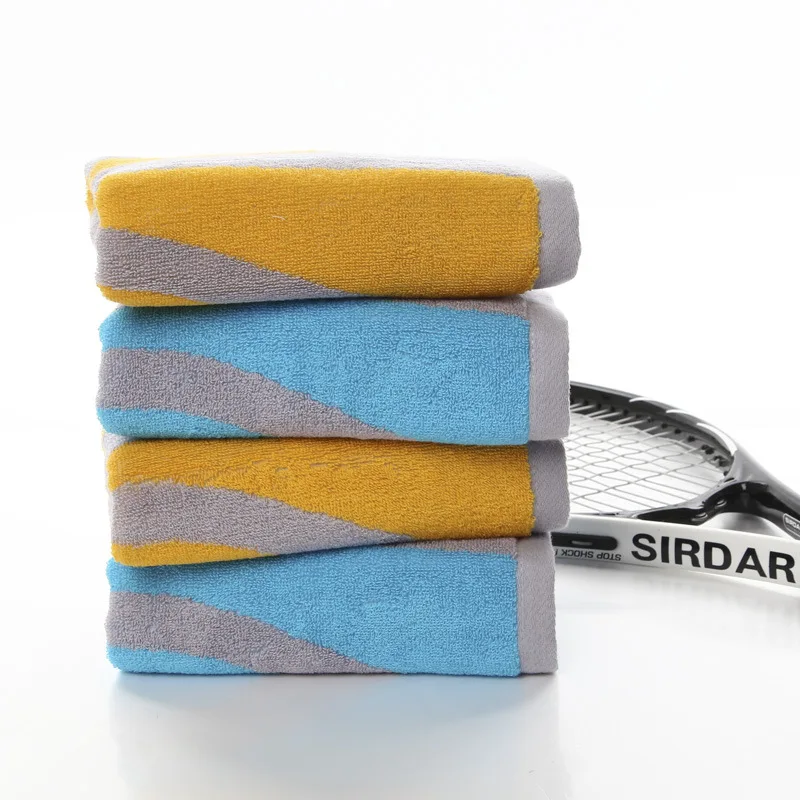 Cotton Sports Towel Quick Drying Extended Gym Fitness Swimming Towel Men's and Women's Beach Running Soft and Sweat Absorbing