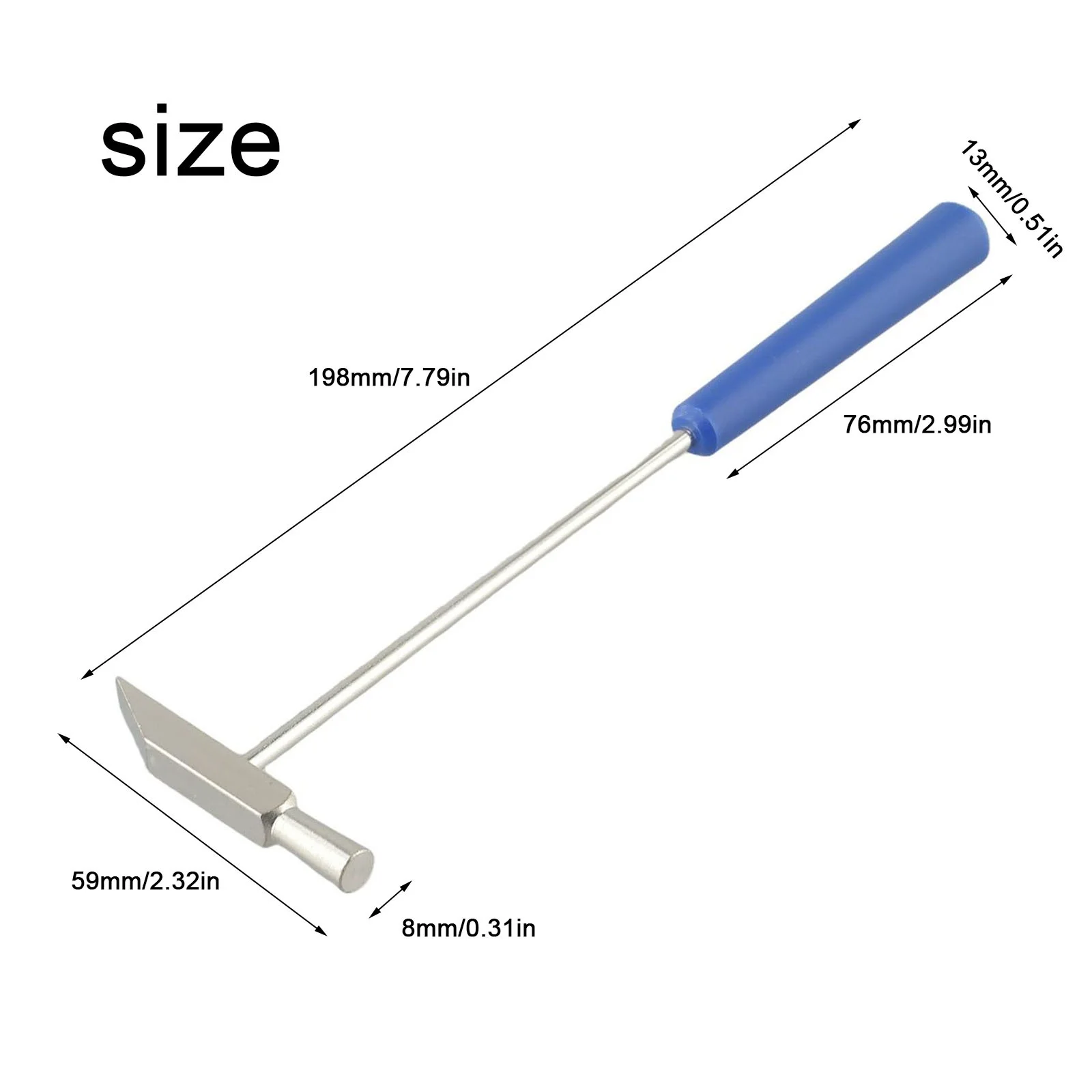 Mini Hammer Rubber Hammer Small Hammer Repair Tool Watch Strap Bracelet Soft And Hard Hammers DIY Metal Rubber Hammer Double Head For Repair Watch