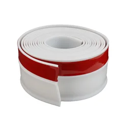 Weatherproof Garage and Window Seal Strip - 300cm Rubber Gap Filler (White)