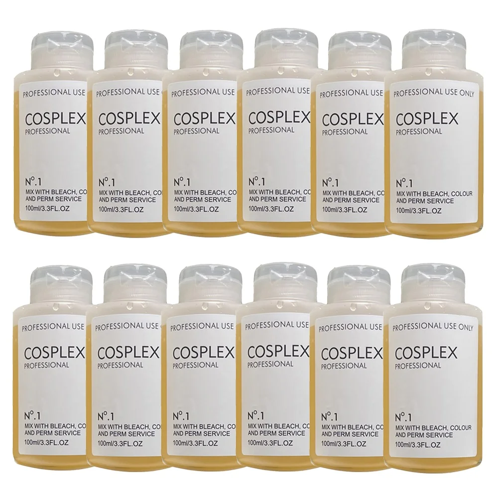 

12PCS Original Formula No.1 Structural Reducing Agent Professional Use Only Mix With Bleach Colour Perm Repair Damage Hair Care