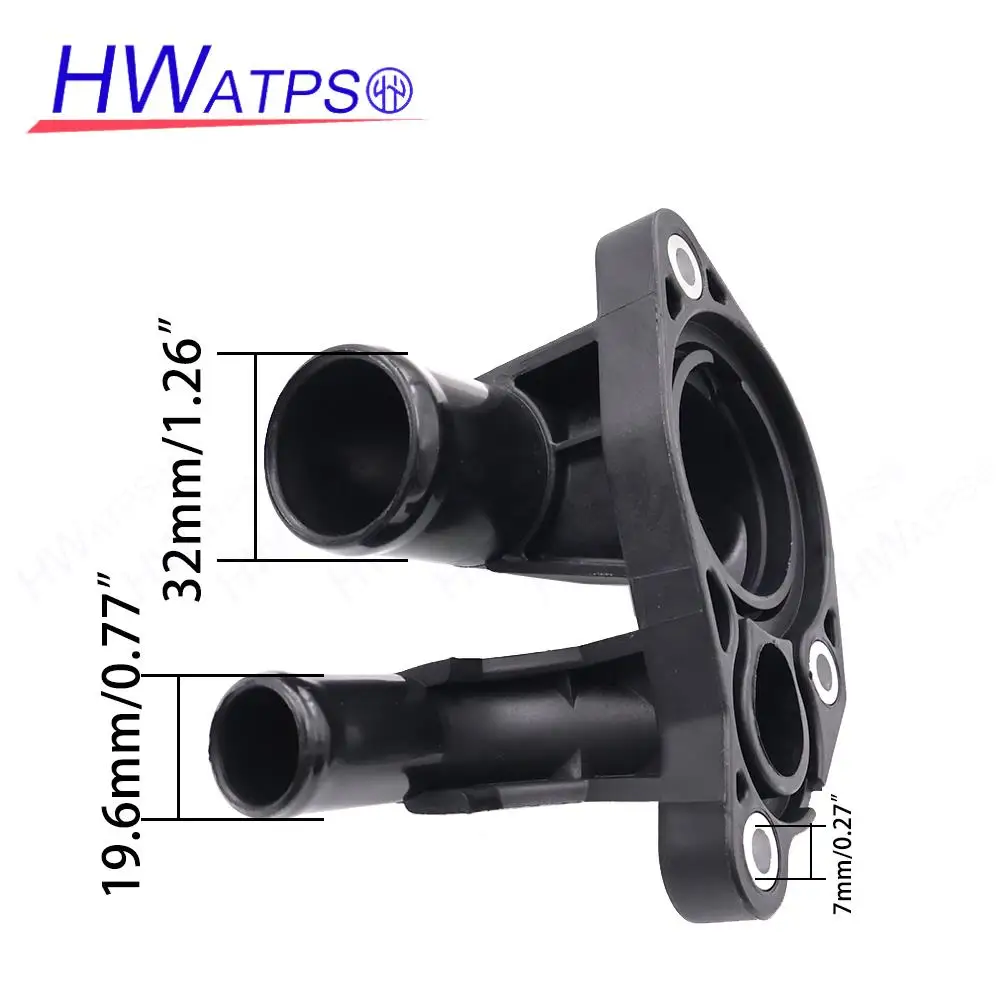 04892114AB Engine Coolant Thermostat Housing For Dodge Journey 2.7 V6 2008-2014 Chrysler 300C 2.7 2004-2011