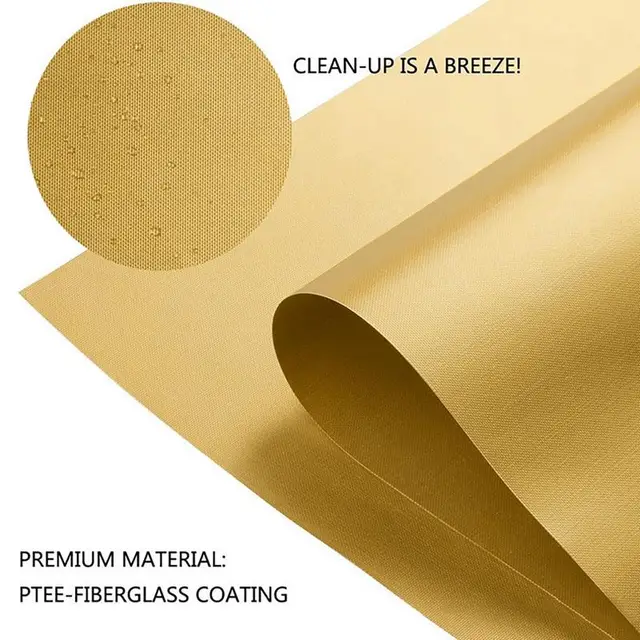 2Db Nem Tapadó Sütő-Védő Szőnyeg Hőálló Sütés Alsó Sütő Bbq Grill Újrafelhasználható És Védi A Konvekciós Szőnyeget - Image 4