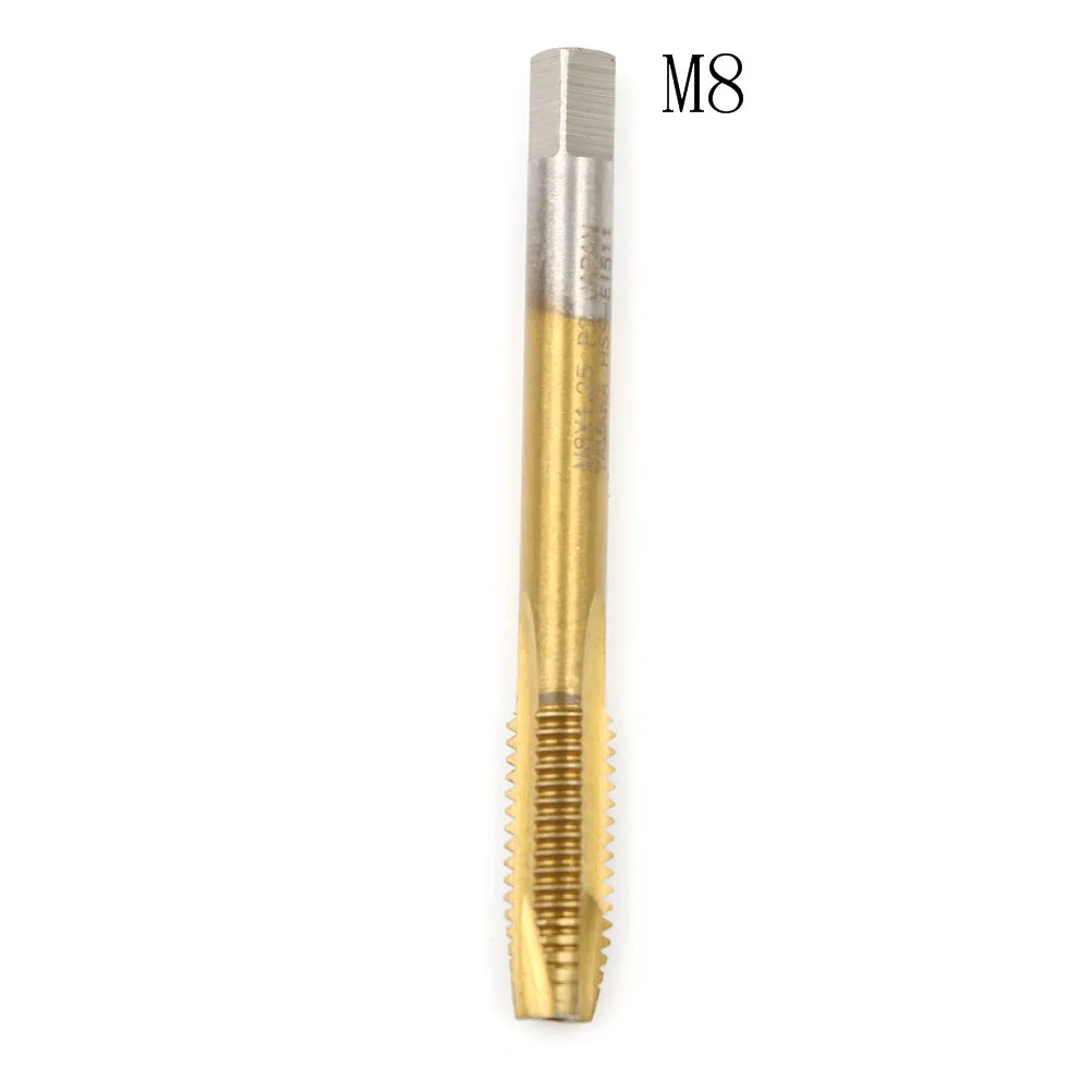 Premium High-Speed Steel Metric Thread Tap Set - Straight Flute Plug Taps