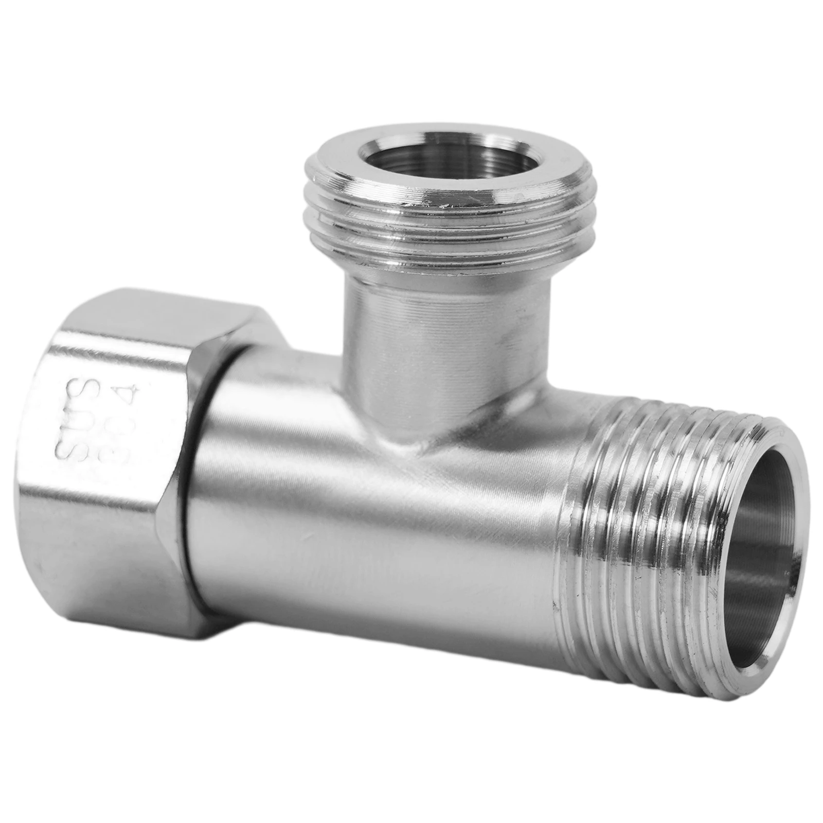 

1 шт. G1/2 "Т-образный клапан, распылитель для биде, душевой фитинг, водонагреватель, отводной клапан для туалета, медное соединительное трехходовое устройство с покрытием под напряжением