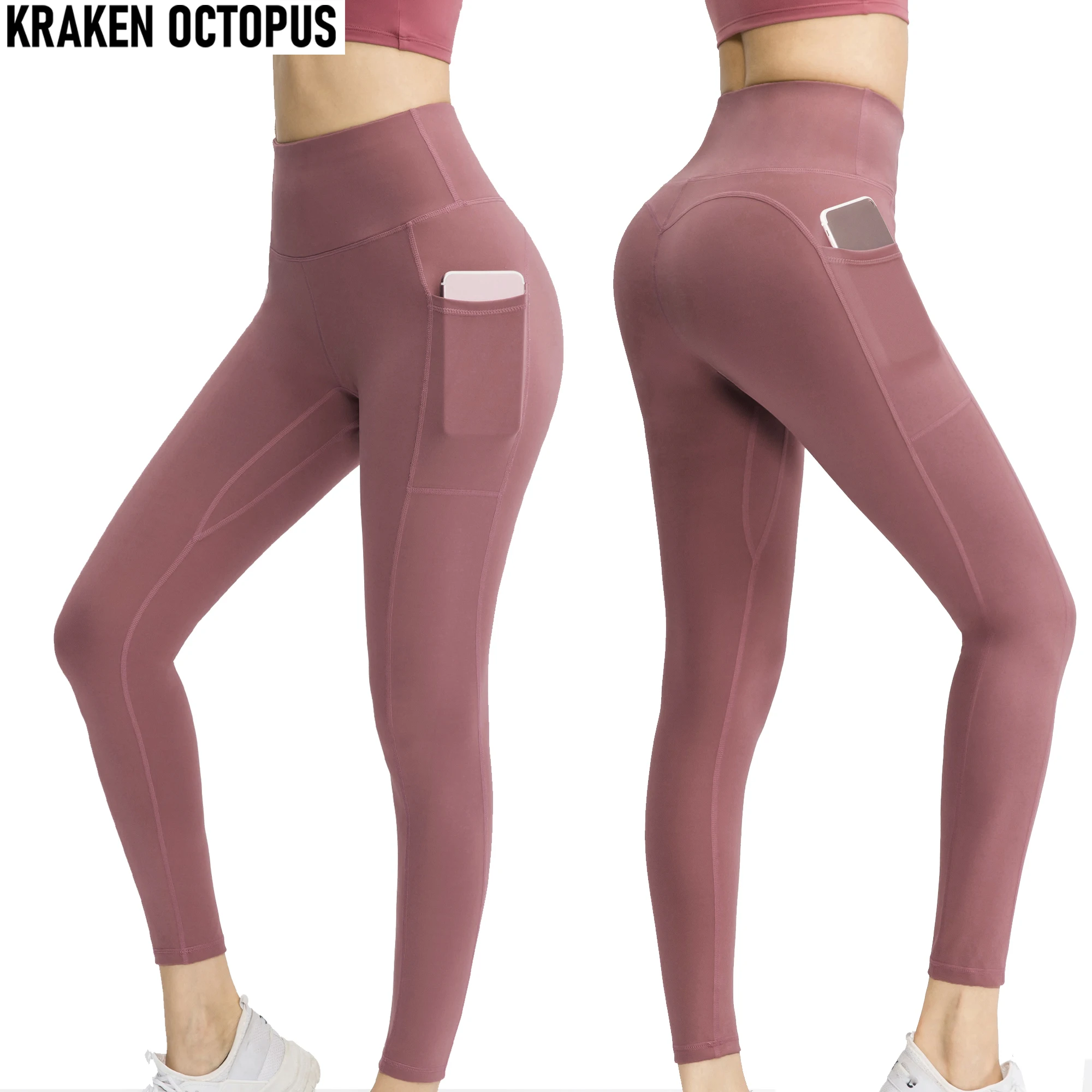 

2023 Seamless Knitted Fitness GYM Pants Women's High Waist and Hips Tight High Waist Soft Naked Feeling Yoga Pants Leggings