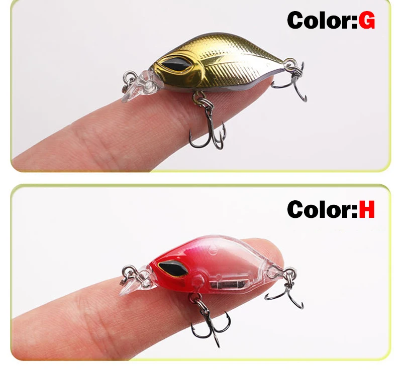 OUTKIT 2023 NEU Kommen Japanisches Design Kleine Köder Angeln Köder 3,2g 4 cm Sinking Minnow Mini Harten Köder für Barsch Forelle Bass – Detail 13