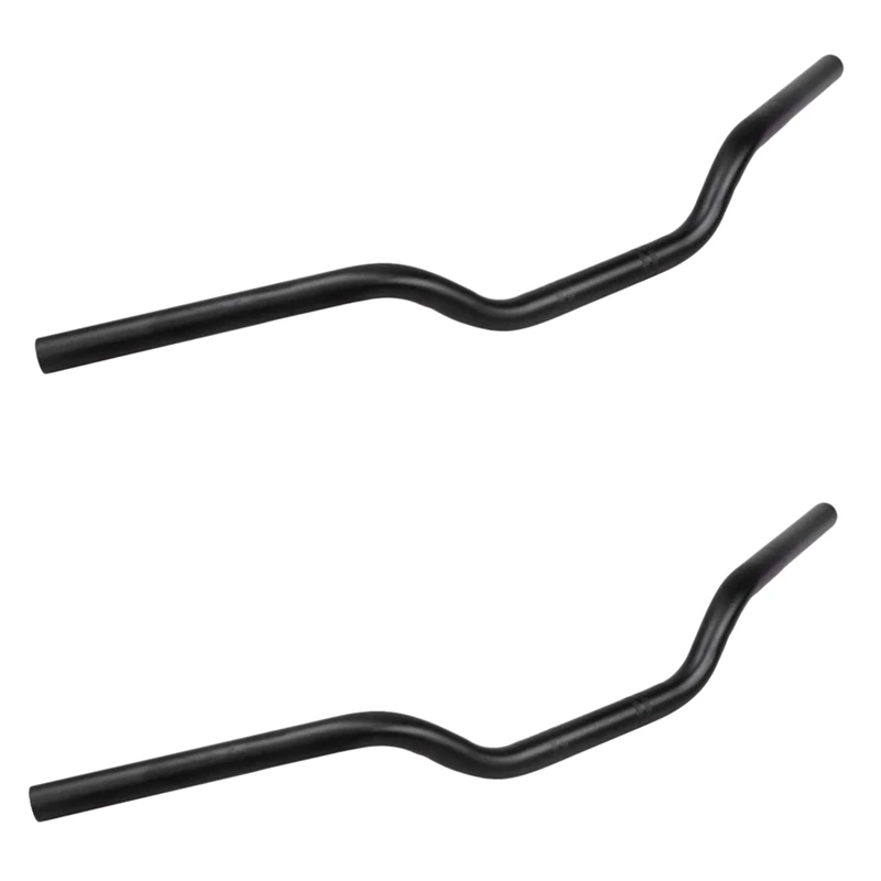 

2X Motorcycle 1Inch 25Mm Tracker Handlebar Drag Bars For Sportster XL 883 1200 Matte Black