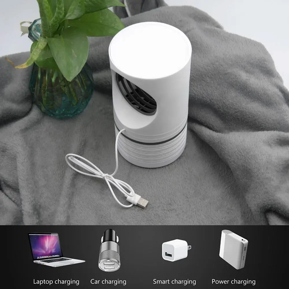 ANYIGEDEJU Led Mosquito Killer Lamp UV Night Light USB Insect Killer Bug Zapper Mosquito Trap Lantern Repellent Lamp Night Light