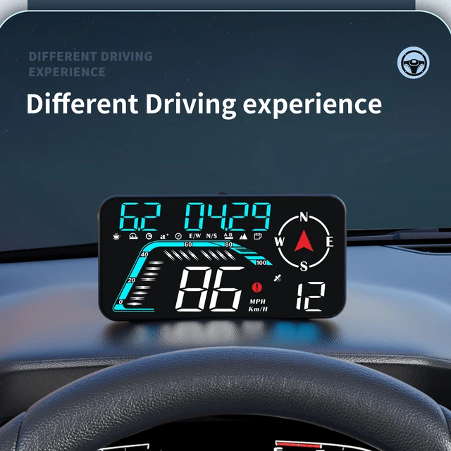 2023 NEW Car Head Up Display Car on-board Computer Smart Digital GPS  Speedometer Display Fuel Consumption HUD for All Cars - AliExpress