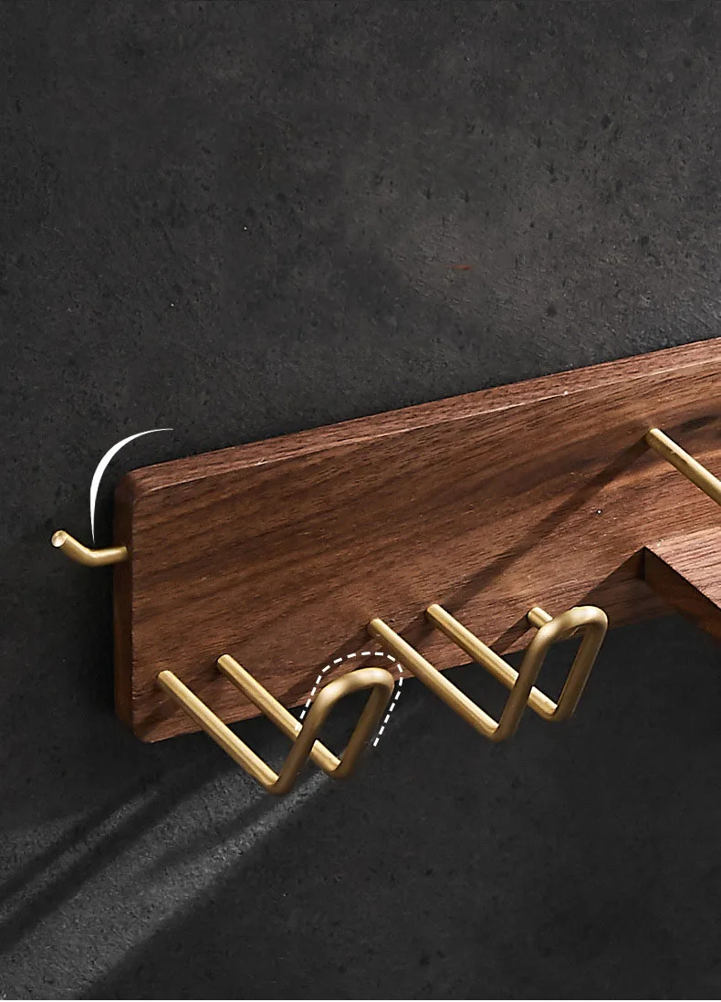 Wooden Hair Dryer Holder Bathroom Toilet Multifunctional Storage Rack