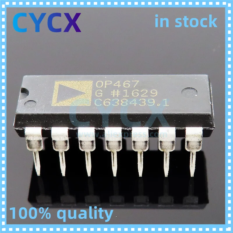 

OP467GPZ OP467G DIP-14 operational amplifier IC chip, the new original stock