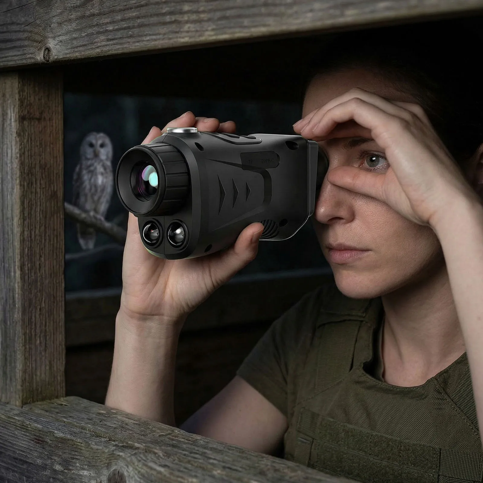 4K Infrared Night Visions Device with 2.8 Inch Large Screen 18X Digital Zoom 4