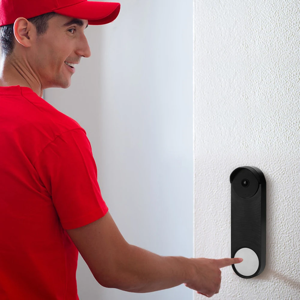 Silicone Case Waterproof Weather Resistant Protective Cover Doorbell Skin Case for Google Nest Video Doorbell (Battery Model)