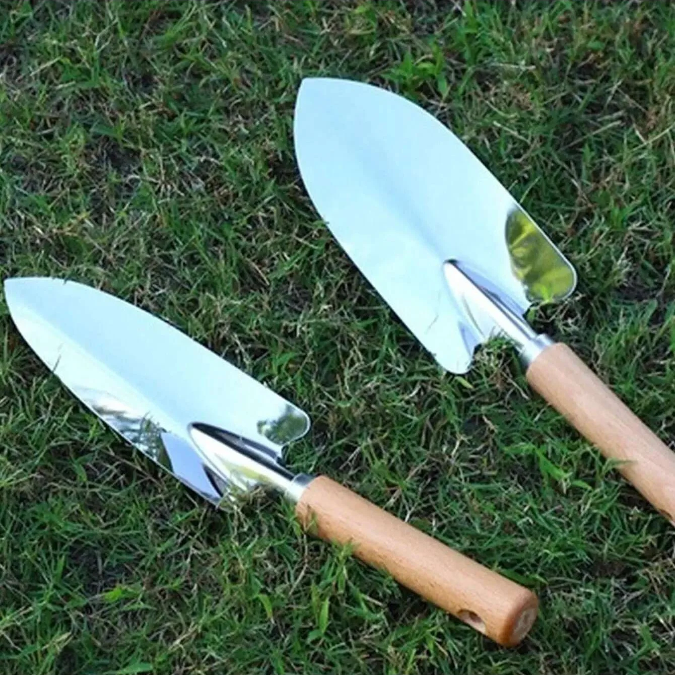 2pcs Gardening Tools Weeding Shovel Trowel and Rake Labor-saving Hand Shovels For Digging Transplanting Planting Weeding