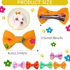 10/20/30Pcs Cute Dog Hair Clips Puppy Hairpin Pet Cat Handmade Hairpin Pet Bow Hair Accessories Multicolor 3