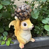 Cartoon Squirrel Animal Ornaments Outdoor Landscape Garden Courtyard Park Decorative Sculpture 4