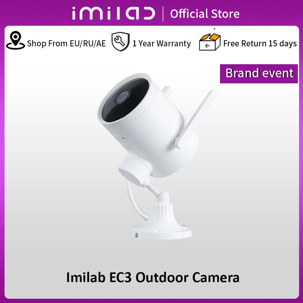 IMILAB EC3 Outdoor Security Camera 2K HD Smart Camera Wifi IP Camera