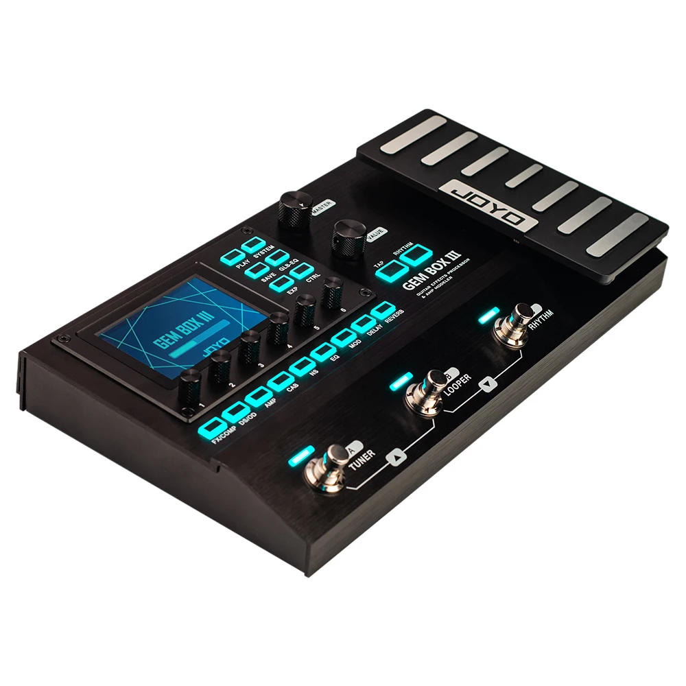 GEM BOX III Multi-Effect Processor with Expression Pedal Function 61 Cabinet Simulation Tone 157 Effect Type