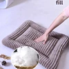 Flannel Square Bed for Cats Dogs, Comfortable Soft Washable Cushion for Sphinx,Replacement mat for Pet house,Cats Cartoon Sofa 4