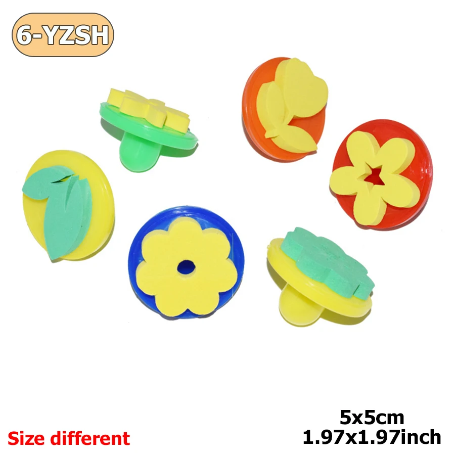 Multi-Stile verfügbar Farbe Aquarell Malerei Schwamm Pinsel Roller Stempel DIY Zeichenwerkzeuge Kunst Malzubehör – Detail 11