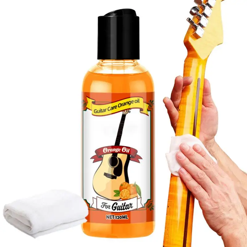 Fretboard Conditioner Guitar Care Oil 120ml With Cleaning Cloth