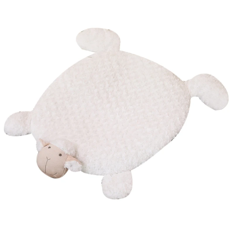 

Super Cute Sheep Creative Carpet Home Pet Cartoon Starter Mat Warm Feet Floor Mats Home Furnishings