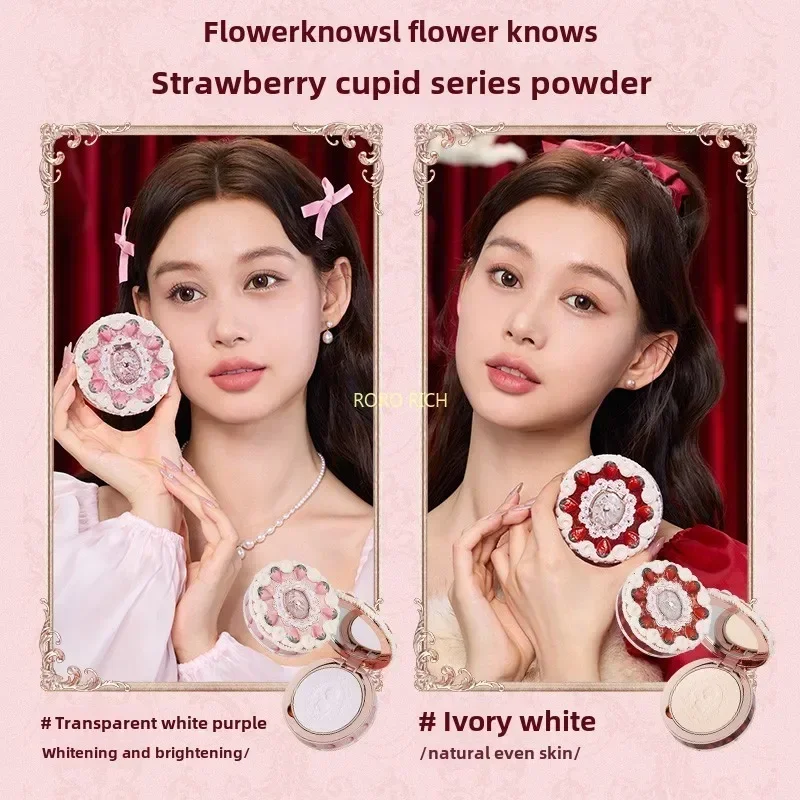 Flower Knows Strawberry Cupid Series Makeup Gif Box Eyeshadow Comprehensive Face Palett Lip Mud Liquid Blush 10 pcs. 6