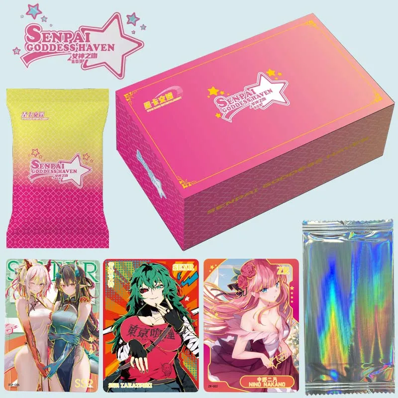 

New Senpai Goddess Haven Goddess Story Collection Cards Girl Party Swimsuit Bikini Feast Booster Box Doujin Toy And Hobbies Gift