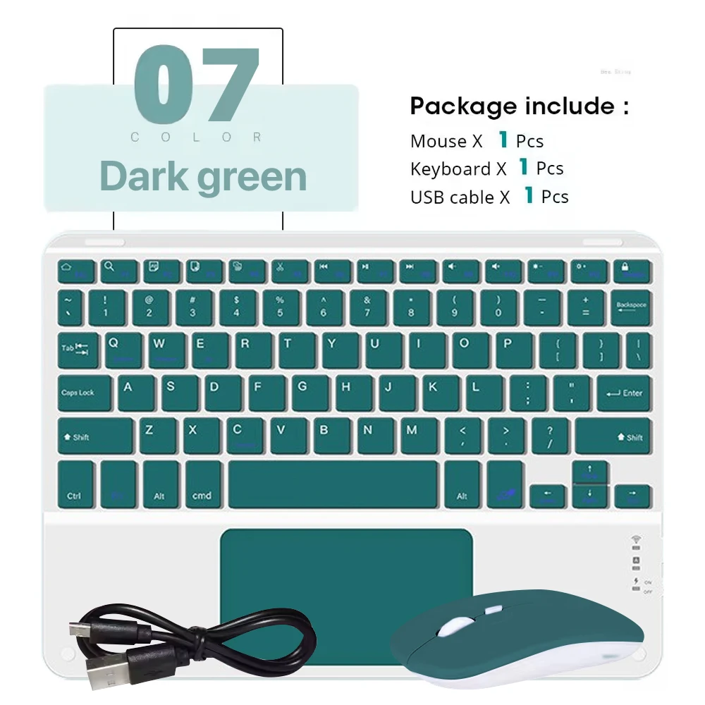 Mini Touch Bluetooth Wireless Keyboard with Built-in Mouse