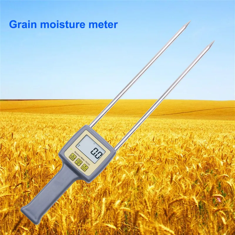 

TK25G Digital Grain Moisture Tester Meter For Packed Grains Barley Corn Hay Oats Rapeseed Rough Rice Sorghum Soybeans Wheat