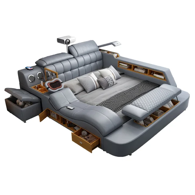 Frame Upholstered Bed Handles Unique Double Modern Children Bed Luxury Sleeping Muebles Para El Hogar Bedroom Decoration 6