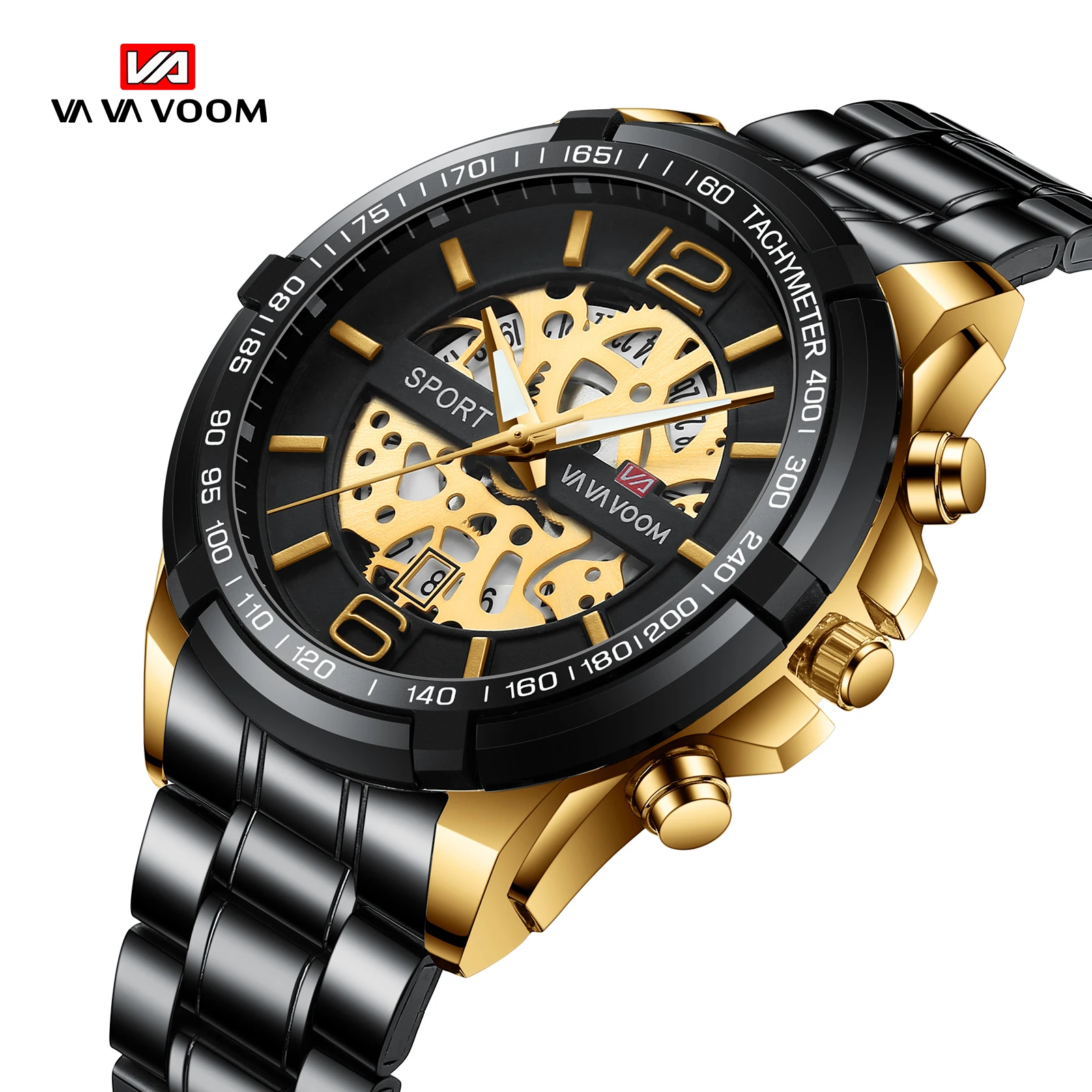 2021 New Watches Men Sport Stainless Steel Band Waterproof Casual Military Army Outdoor Run Hiking Leather часы мужские Watches
