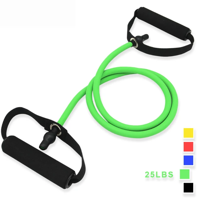 5 Levels Resistance Bands with Handles Yoga Pull Rope Elastic Fitness