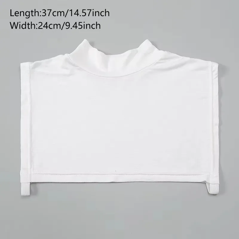 Fake Collar Modal Square Soft Elastic Detachable Turtleneck High Inner Neck Cover Women