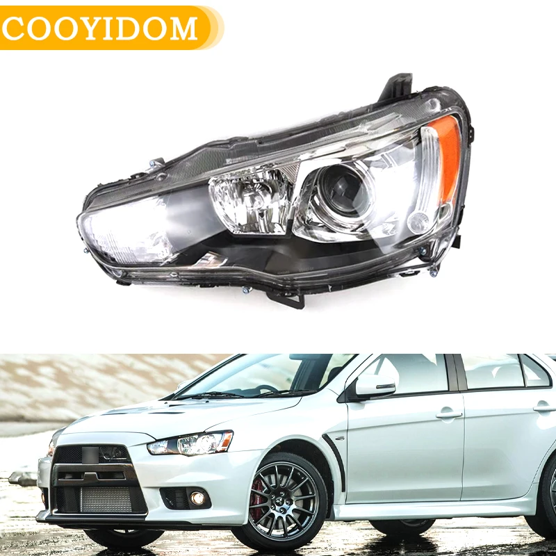 

LHD Xenon Headlight For Lancer Evo 10 FORTIS Gt CX CY CZ 2007-2019 HID 8301C347 Head Lamp DRL