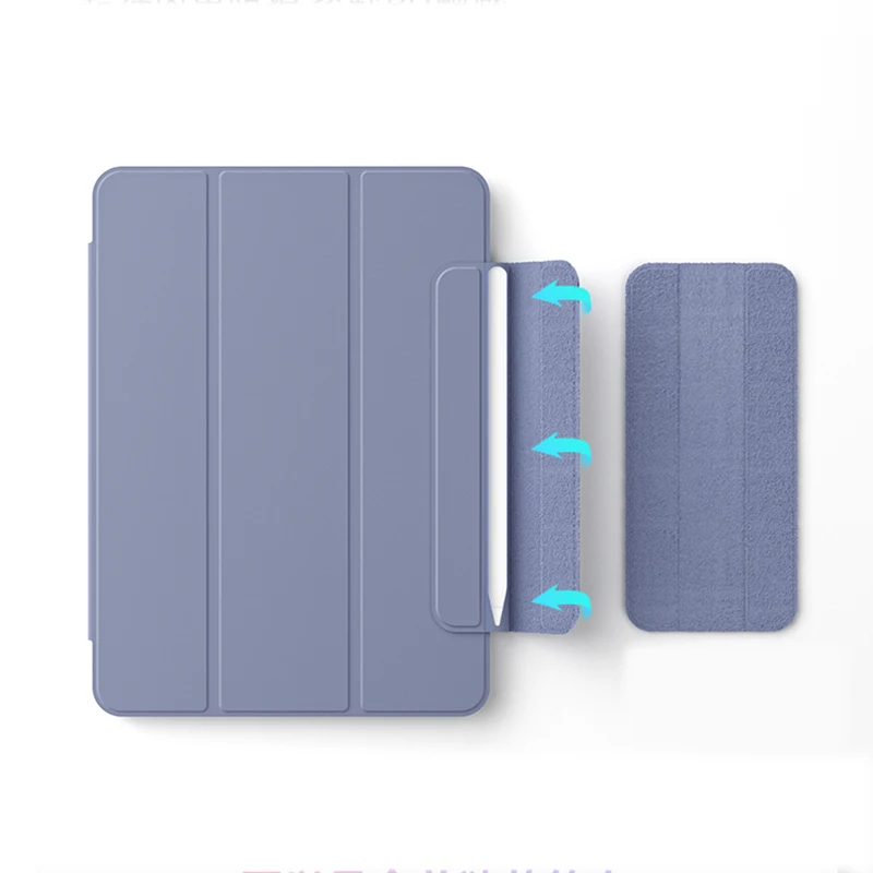 Smart Cover para Ipad Pro 11 Tablet Case Clipe Magnético 6ª Geração 12.9 Air m2 Air 12.9 2023 2024 - Imagem 5
