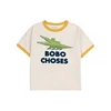2025 New Summer Kids T Shirts Boys Girls Cute Print Short Sleeve Tees Baby Child Cotton Outwear Tops Clothing 4
