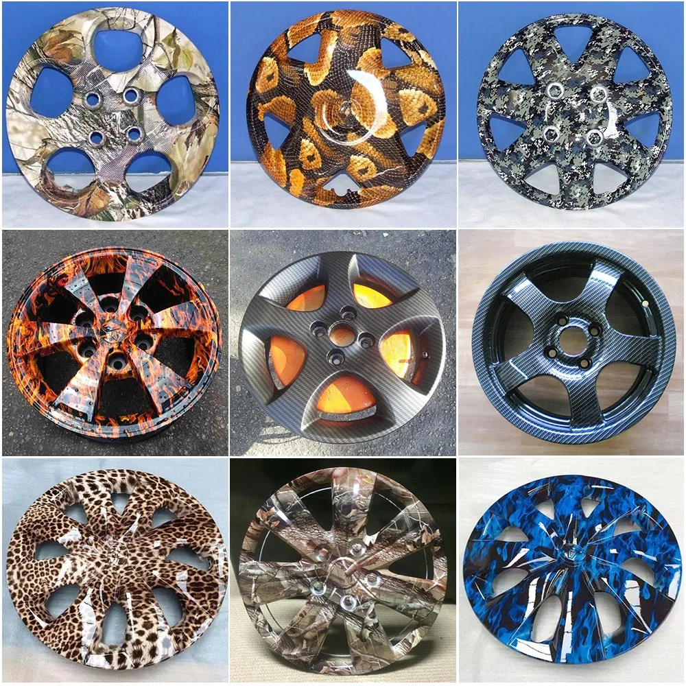 Hydrographics Width 100CM Water Transfer Printing Film Flame Skull Pattern Hydro Dip Print Film