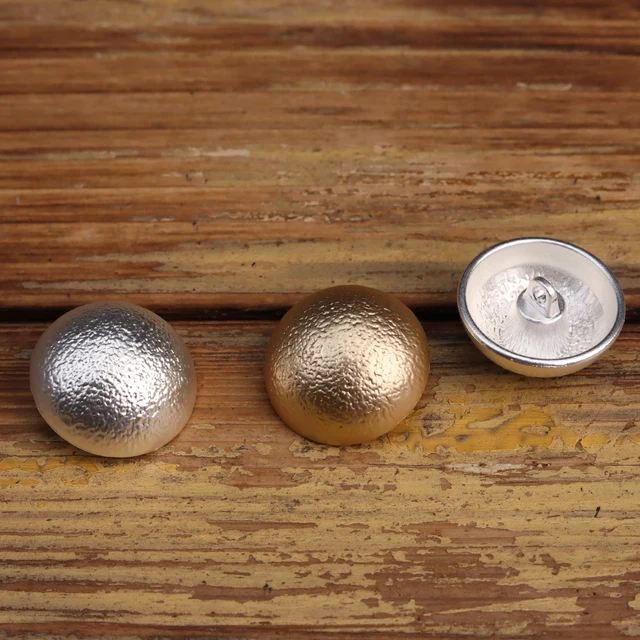 Women Metal Knitting Shank Buttons