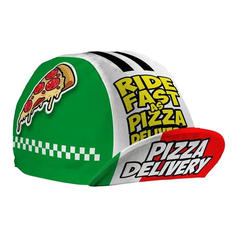 Pizza Plant Dog Lips Sunday Ride Bike Cycling Caps OSCROLLING Gorra Ciclismo Unisex cycling caps