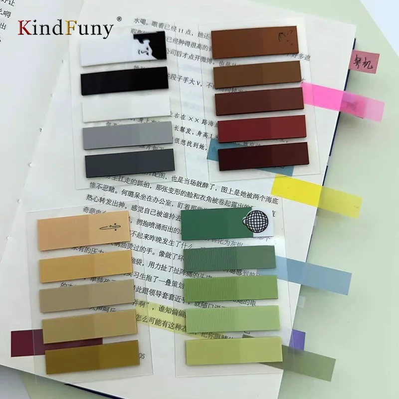 KindFuny 400 Sheets Index Memo Pad Sticky Notes Paper Sticker Notepad Bookmark School Supplies Kawaii Stationery 3