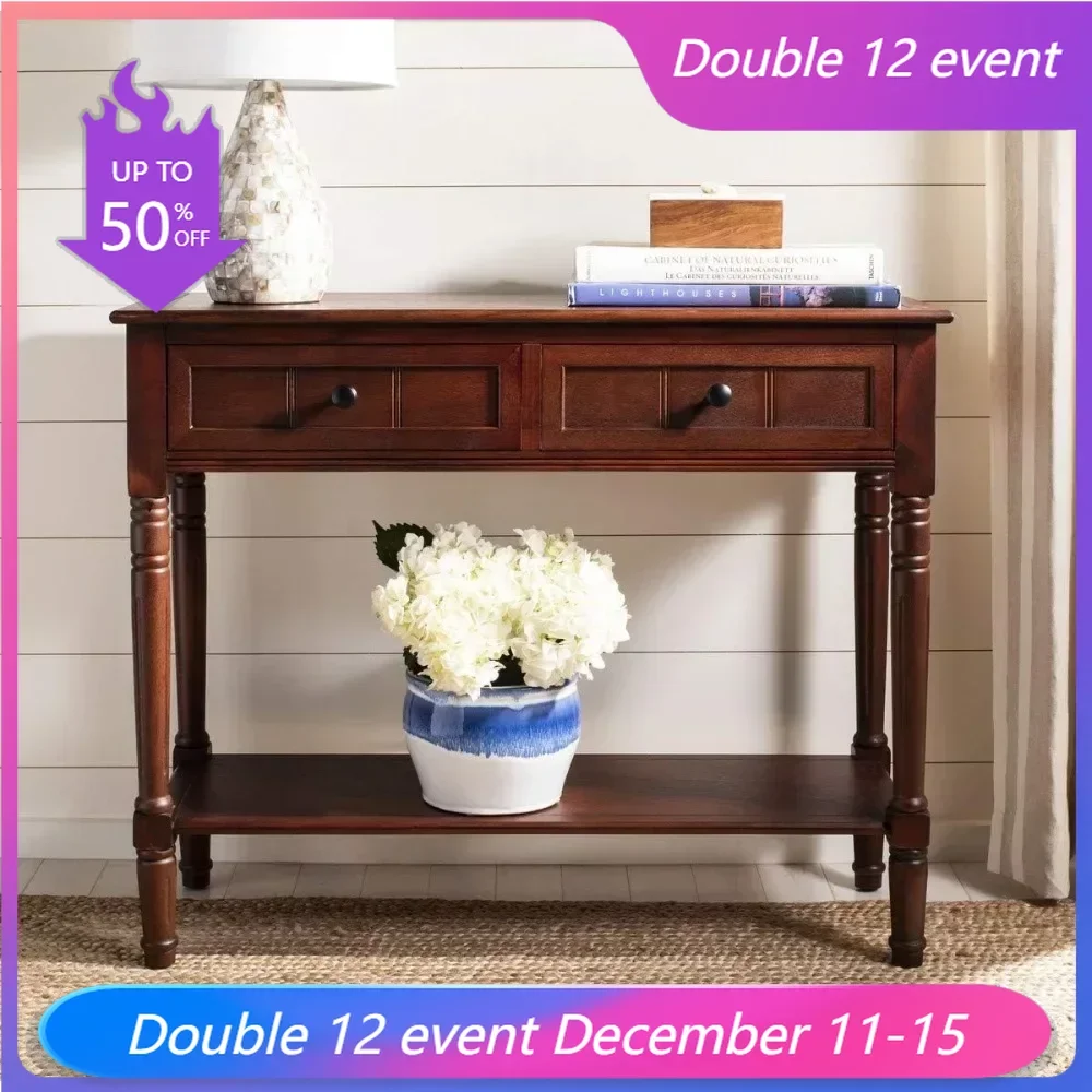 

American Homes Collection Samantha Dark Cherry 2-Drawer Console Table