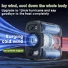 Portable Stepless Variable Waist Fan with Belt Clip, 100 Gears Digital Display, 6000mAh High Speed Fan for Outdoor Activities 3