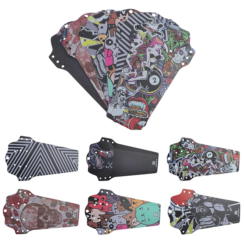 

Bike Fenders Carbon Fiber Colored Rear Tire Fenders Cool Trend Young People Like Bike Fenders MTB Road Bike Wing Fender Bikes