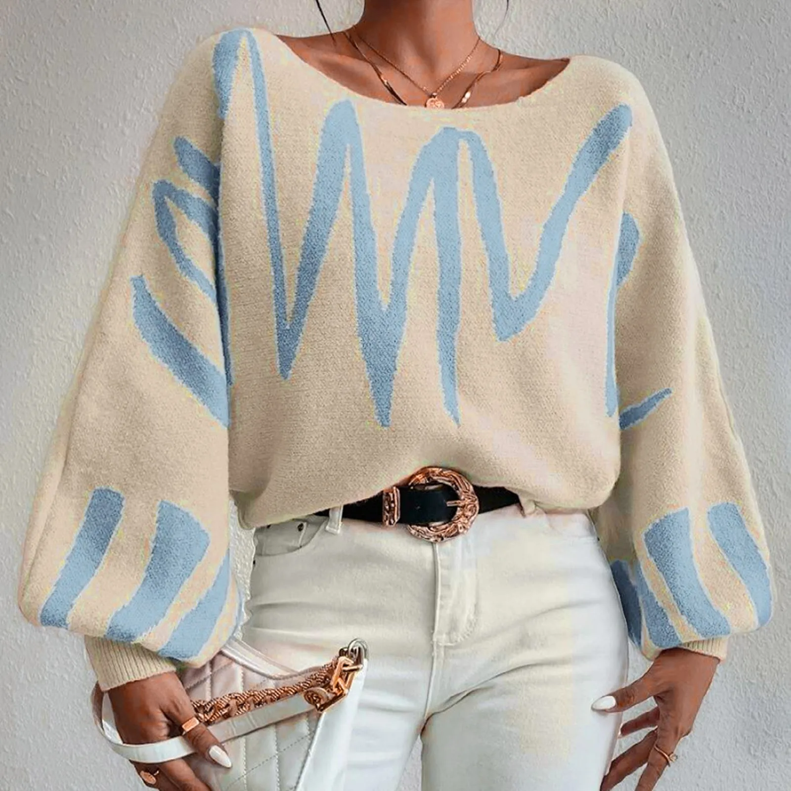 

Loose Pullover Knitted Sweater Winter Sweater Women Elegant Thicken Sweaters Long Pullovers Knitted Pullover Knitwear Jumpers