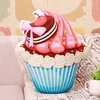 Pink Cup Cake Plush Pillow Ice Cream Cherry Fruits Cookie Biscuit Cholocate Red Heart Cake Stuffed Food Pillow Lady Decor 5