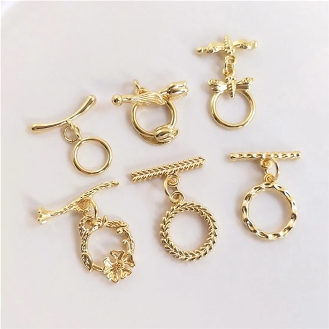 Медная обернутая 14K Золотая Φ