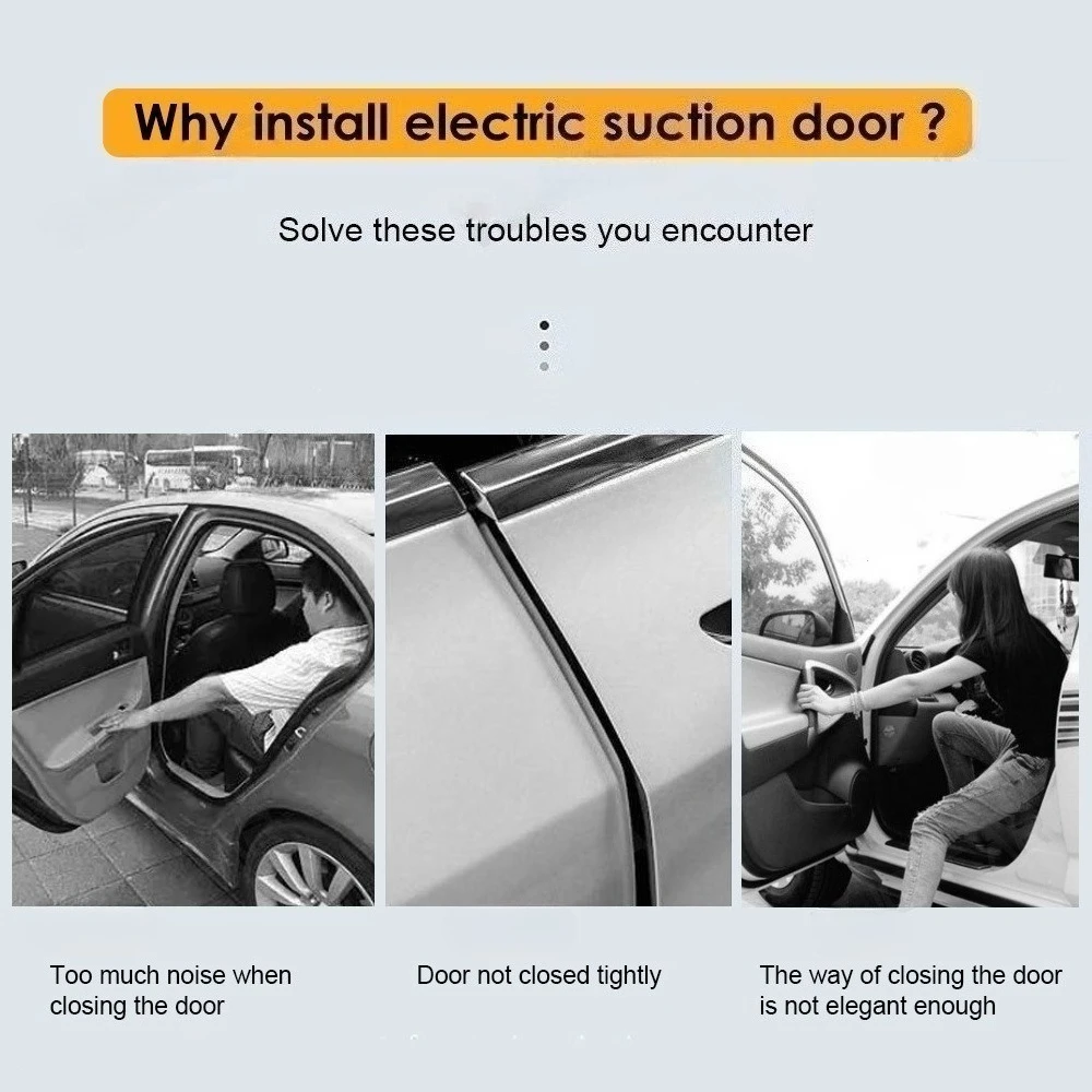 Electric Suction Door Lock For Tesla Model Y/3 Model 3/Y Refresh Soft Closing Sm